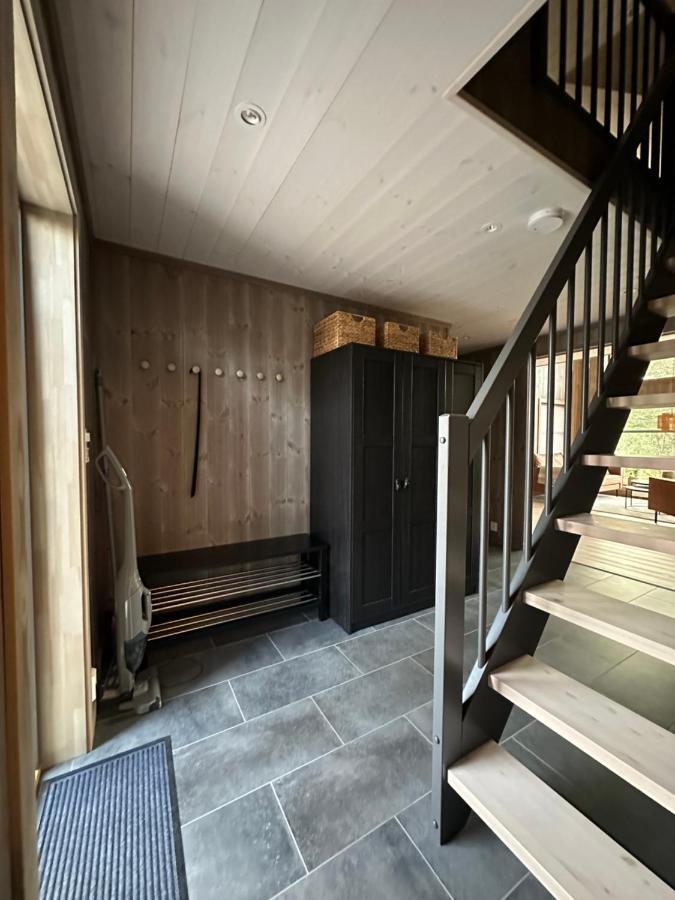 Modern Northern Lights Cabin Drangedal المظهر الخارجي الصورة