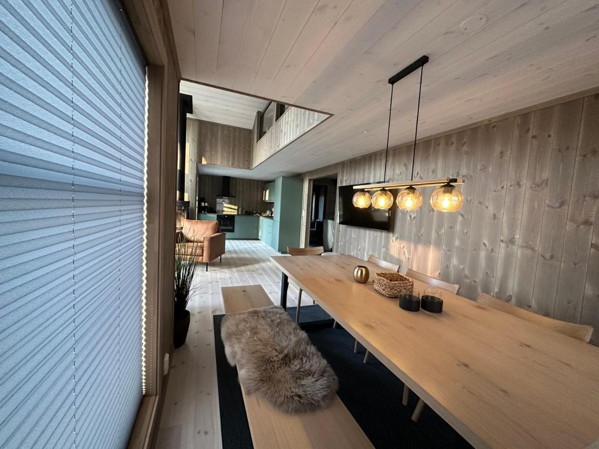 Modern Northern Lights Cabin Drangedal المظهر الخارجي الصورة