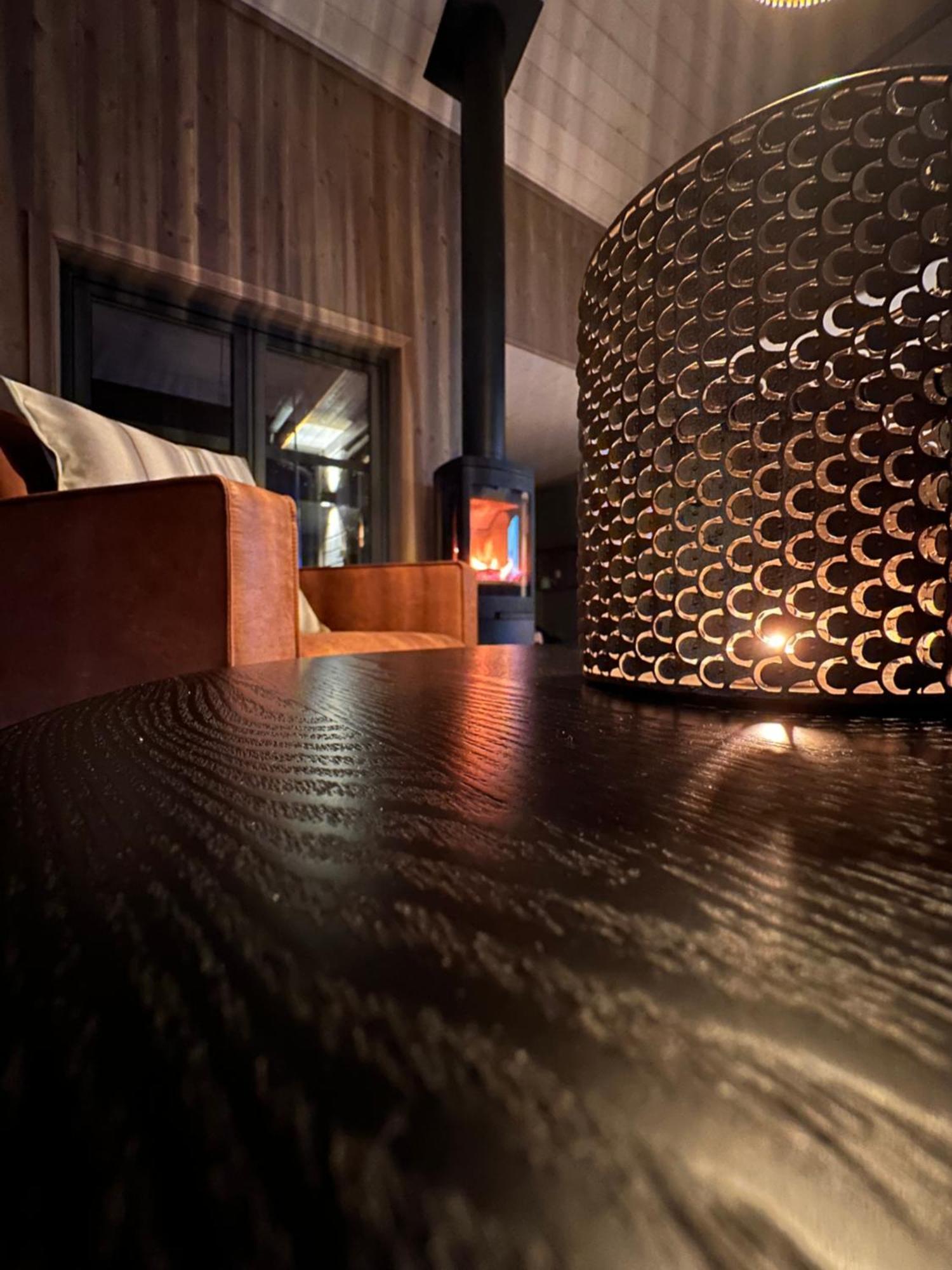 Modern Northern Lights Cabin Drangedal المظهر الخارجي الصورة