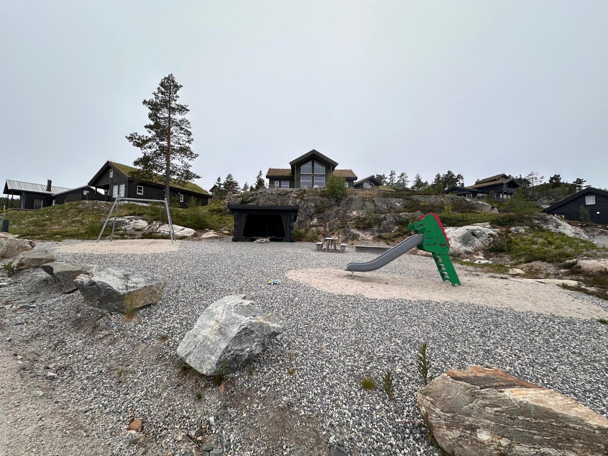 Modern Northern Lights Cabin Drangedal المظهر الخارجي الصورة